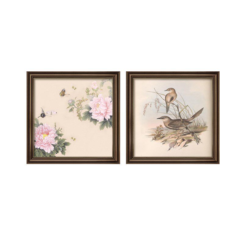 法式中古风挂画餐厅装饰画线稿素描复古油画小众艺术组合饭厅壁画