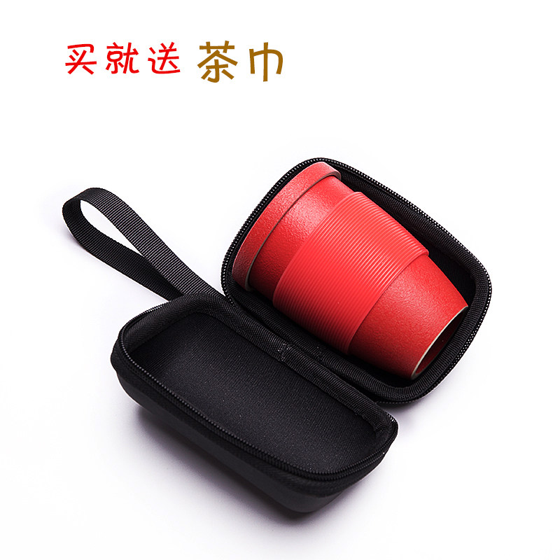复古陶瓷马克杯简约过滤带盖办公泡茶水分离杯黑陶随手喝水杯定制