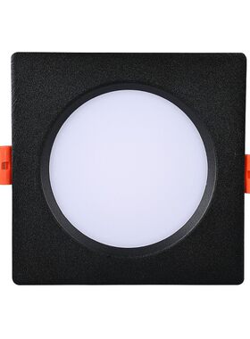 方型筒灯单头嵌入式led天花灯网格10X10cm吊顶格栅15X15公分方格