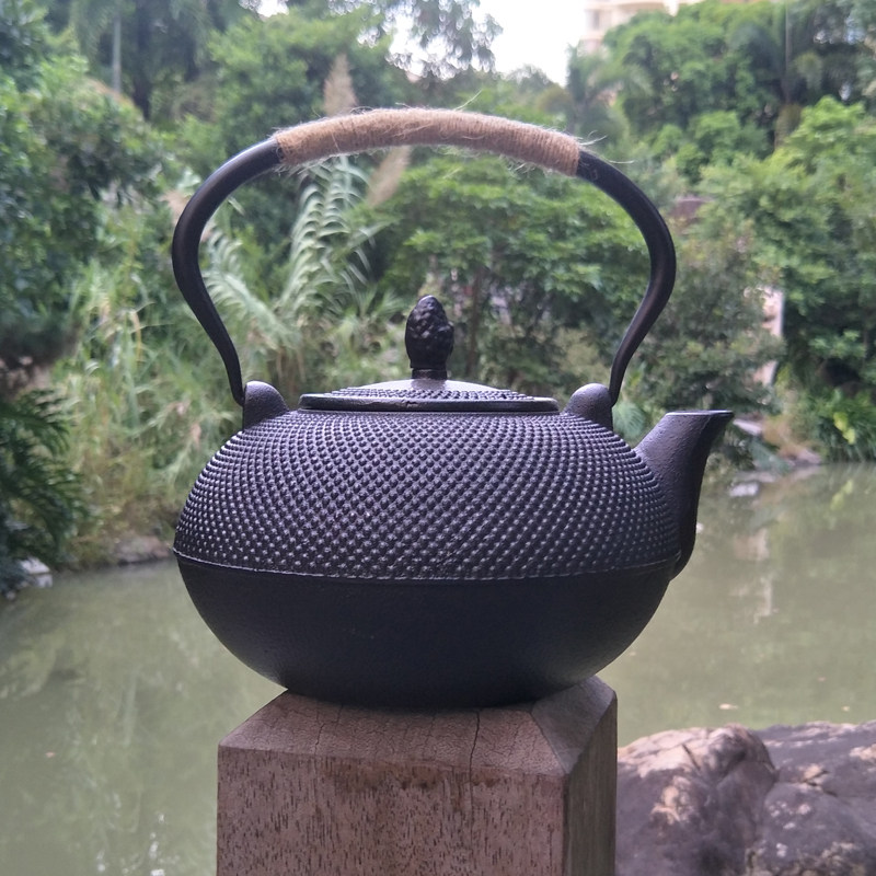 大容量茶壶 日式铸铁茶壶煮茶烧水壶功夫茶具复古摆设3升壶大铁壶