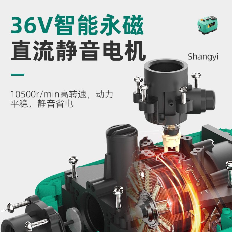 叠加泵业变频恒压增压泵全自动超静音管道节能家用智能永磁自吸泵