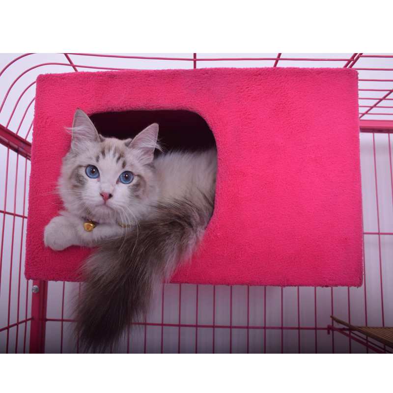 欣乐森木质猫窝猫笼专用悬挂式悬空木制头可固定冬季保暖四季通用
