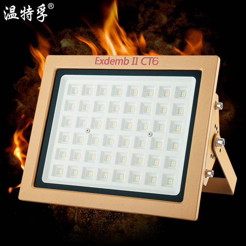 温特孚led超亮防爆灯防腐户外投光灯加油站隧道泛光灯化工厂照明