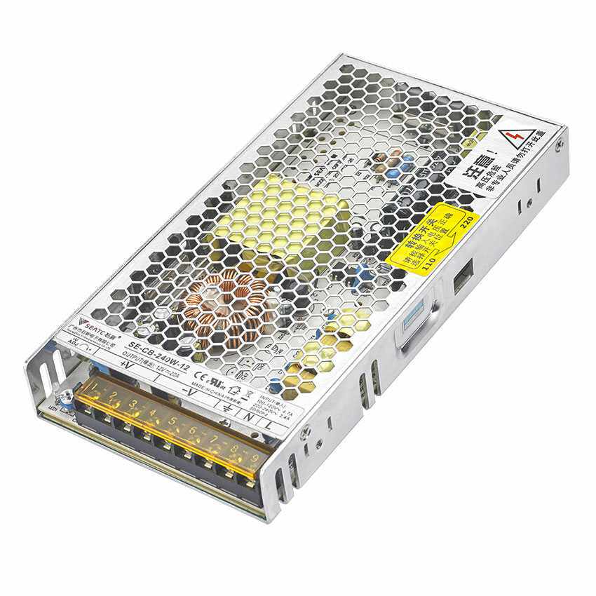 石新集中供电电源12V5A10A20A30A金属外壳防雷超薄开关电源配接器