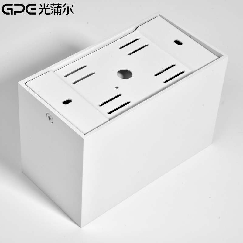 双头cob明装射灯客厅吸顶式斗胆灯方形家用led三头单头无主照明灯