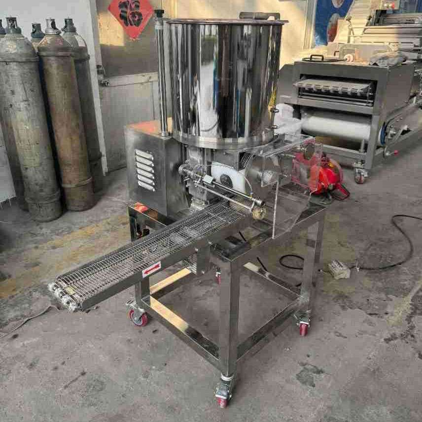 商用100型牛肉汉堡成型机 鱼排制作肉菜鱼虾成型机设备