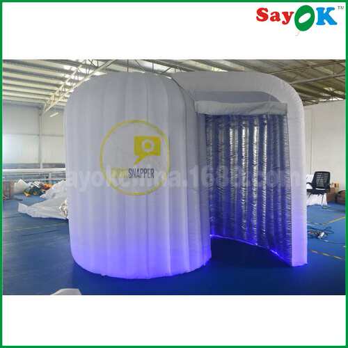 Inflatable Round Kiosk充气圆顶照相亭 便携式蜗牛充气屋照相亭