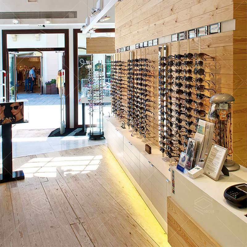 复古眼镜展示柜眼镜店木质烤漆陈列柜近视眼镜展示架子厂家可加工