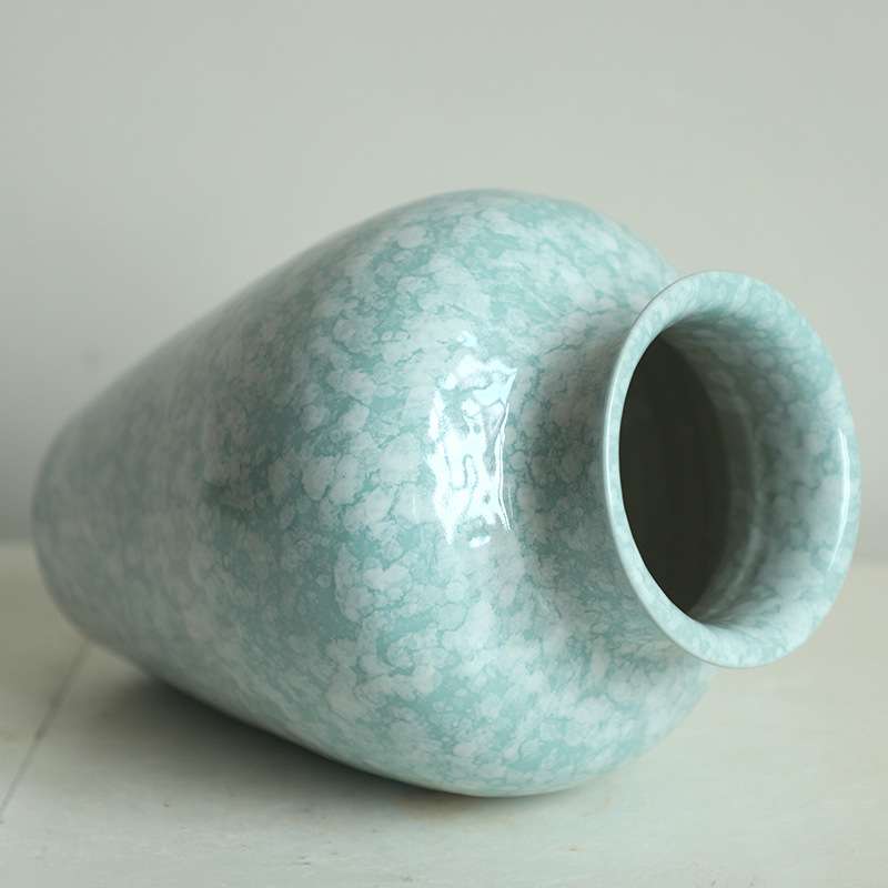 陶瓷水培花器摆件花瓶插花陶罐装饰品现代雪花釉景德镇源头跨境