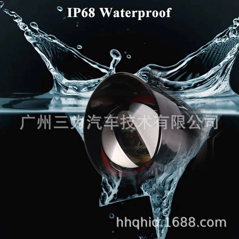 三为车灯SANVI 3寸通用LED双光透镜雾灯35w 12v 6000k 3000K雾灯