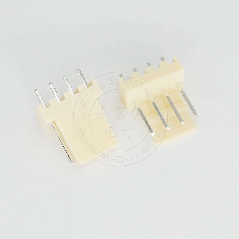 KF2510-4P 接插件 2.54MM 直针座 4P 4芯 连接器 针座