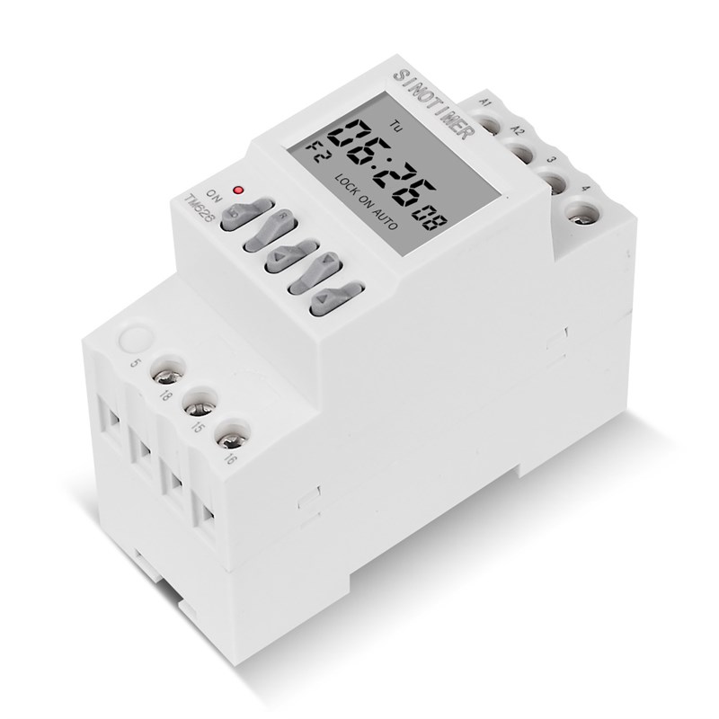 TM626 电源时控开关智能开关定时器控制间隔最小1秒 双组输出220V