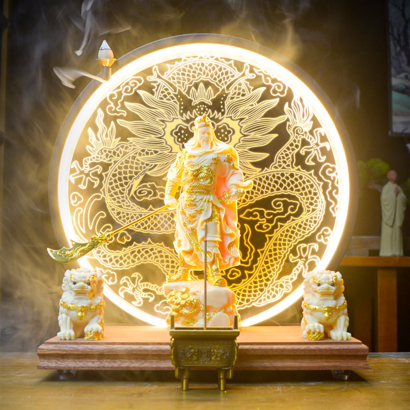 武圣关公武财神招财摆件家用供奉客厅办公室摆放开业乔迁礼品送人
