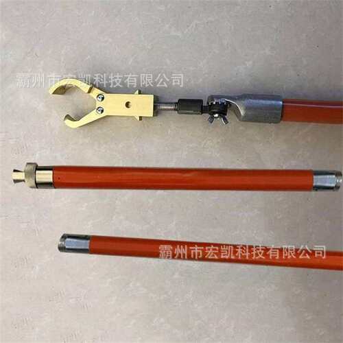 带电作业老鹰夹头锁杆鹰嘴夹钳操作棒链接头电力绝缘尖嘴钳夹头