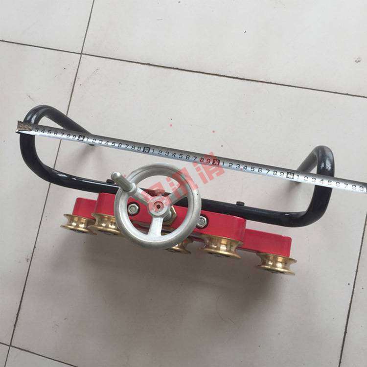 电车线绞直器KT-5五轮铁路铜管校直器多功能接触网直弯机整弯器
