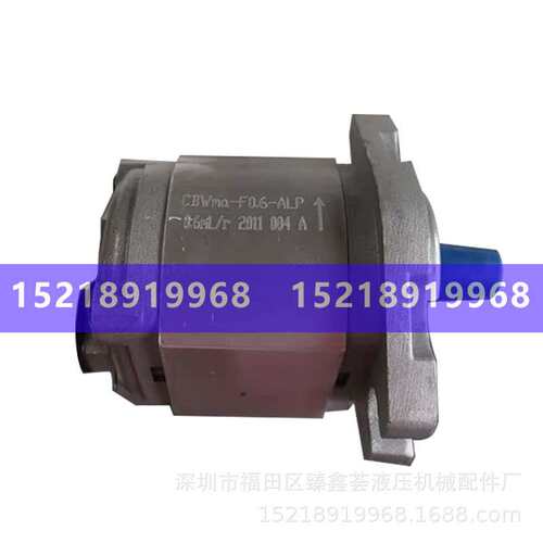 合肥长源齿轮泵CBWma-F0.6/1.0/1.6/2.0/2.5/3.0/3.5/4.0/6.0-ALP