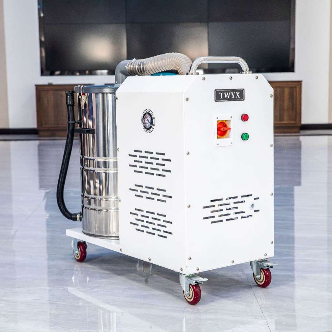 移动式工业吸尘器 30L不锈钢吸尘器 圆桶式高压吸尘器
