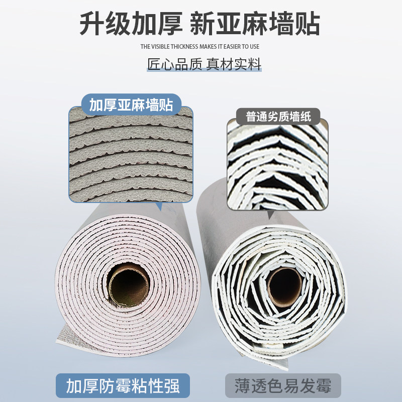 掉灰墙贴纸专用防水防潮壁纸墙纸自粘3d立体墙面遮丑神器隔音墙贴