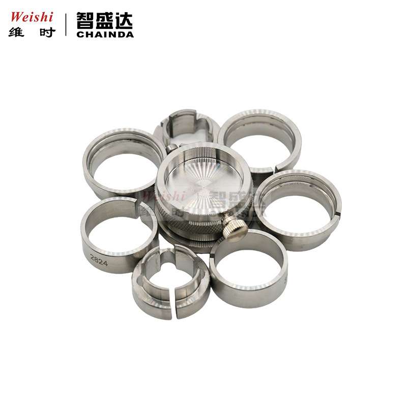 修表工具2824 2671 3135 8500  3100 7750 2000不锈钢机芯座