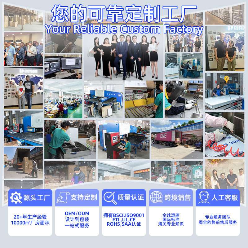 赛美特跨境水晶边框化妆镜氛围灯梳妆镜梳妆台镜子发光镜工厂直供