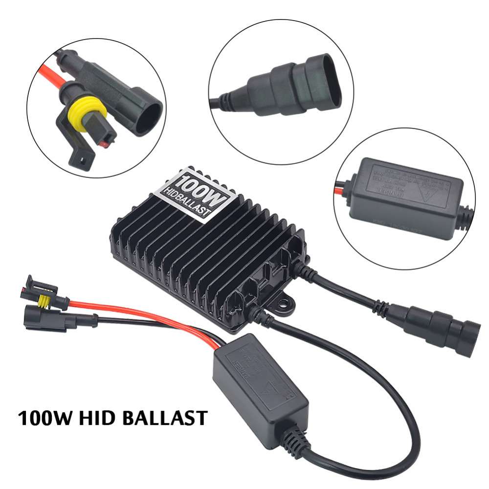 厂家 12V100W氙气灯套装 高亮度大功率HID氙气大灯汽车前照灯