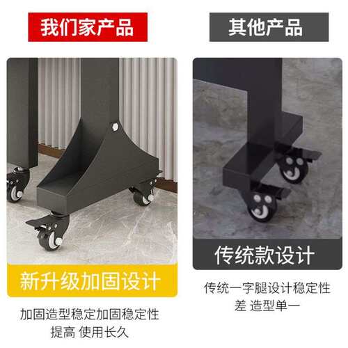 新款三折叠餐桌大圆桌加厚家用客厅小户型家庭装多功能可移动