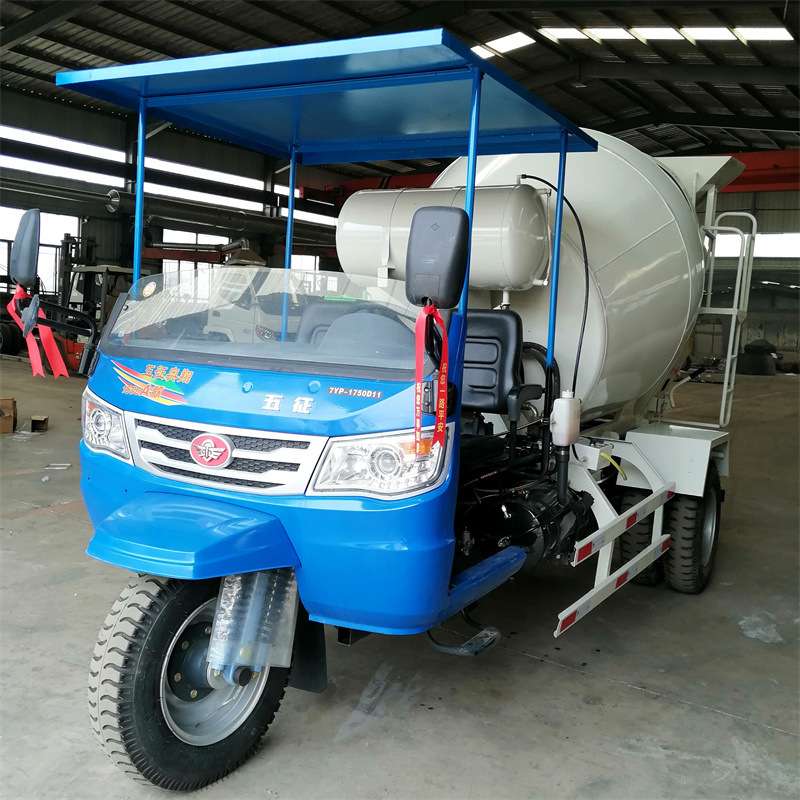 农用三轮五轮搅拌车 3方混凝土罐车适合乡村施工搅拌干料搅拌车