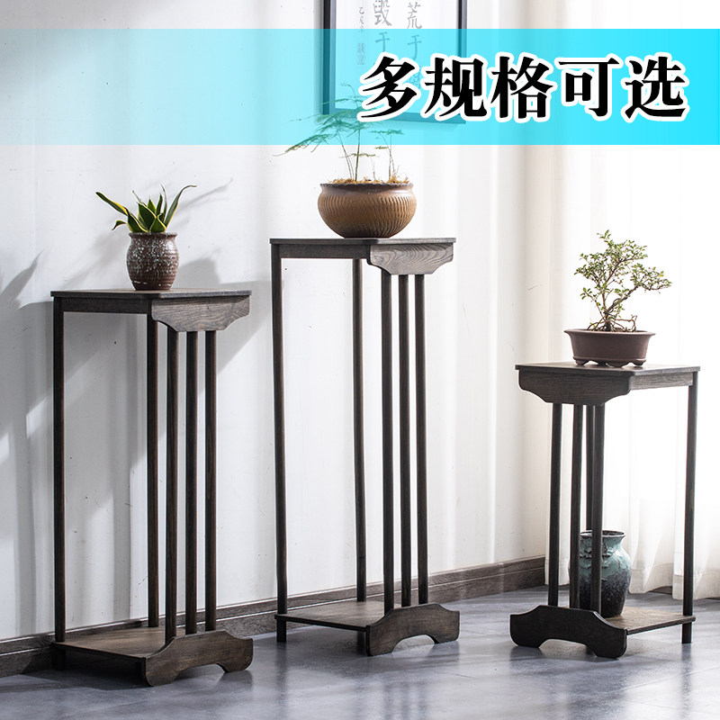 新中式客厅沙发旁边柜储物柜边几小茶几茶水架置物架茶叶架柜边桌