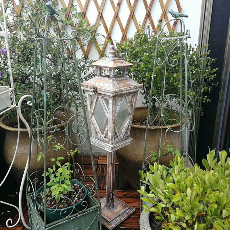 铁艺鸟笼铁线莲爬藤架户外庭院阳台植物攀爬架牵引支架带盆花架子