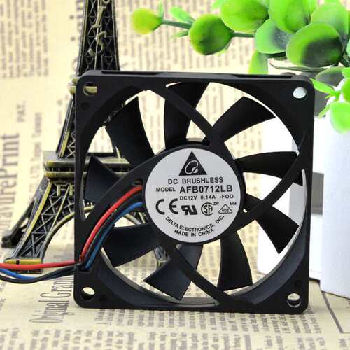 原装台达AFB0712LB 12V 0.14A 7015 7CM 3线 电脑CPU散热滚珠风扇