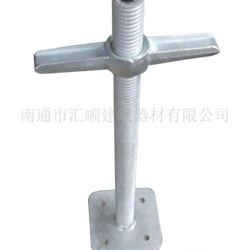 厂家供应 Q345脚手架 支撑调节底座 空心丝杆可调节底座