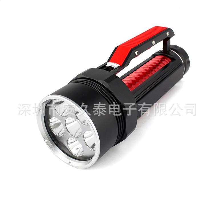 大功率LED 6L2专业潜水手电筒 磁控无极调光 强光防水手电筒L2