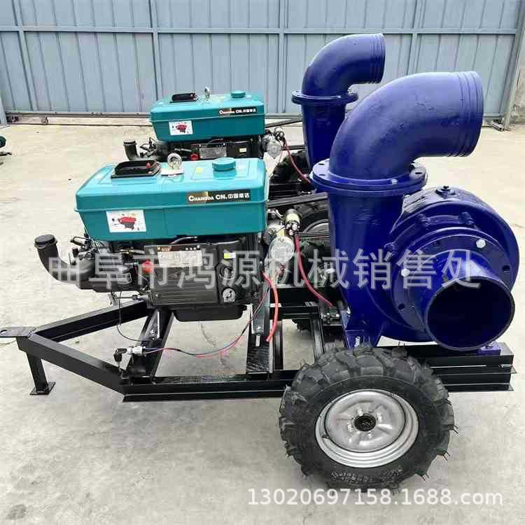 柴油大8寸抽水泵 拖拉机后悬挂喷灌泵 6寸8寸抽水机