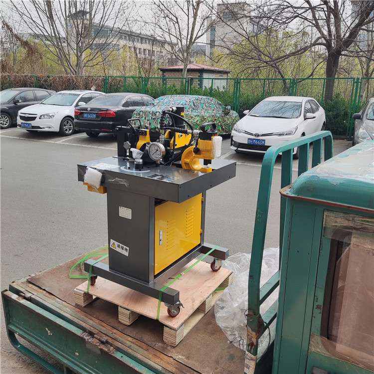 三合一铜排加工机 铜牌折弯机组合式母线液压母排加工机
