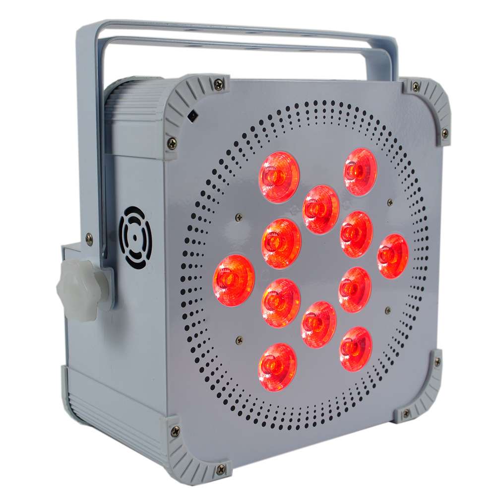 跨境12x18W高亮度LED灯珠 灯光六色合一 带电池无线Battery Par