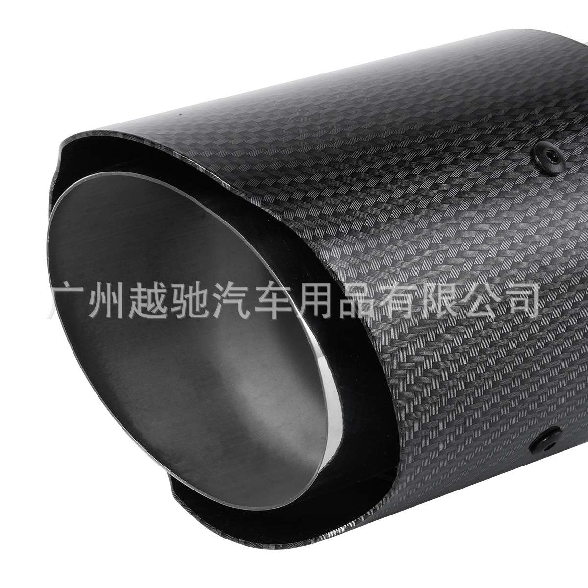 汽车碳纤维尾喉天蝎排气管消声器 LED七彩灯光不锈钢尾嘴尾灯静音