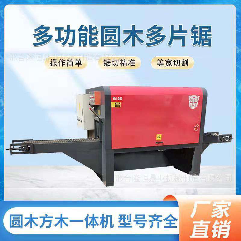 重型精密圆木多片锯木工机械开板锯板式原木方木多片锯解板开料机