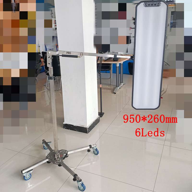 6色可调带轮气动支架led整平灯 凹坑条纹检测汽车凹陷修理工具