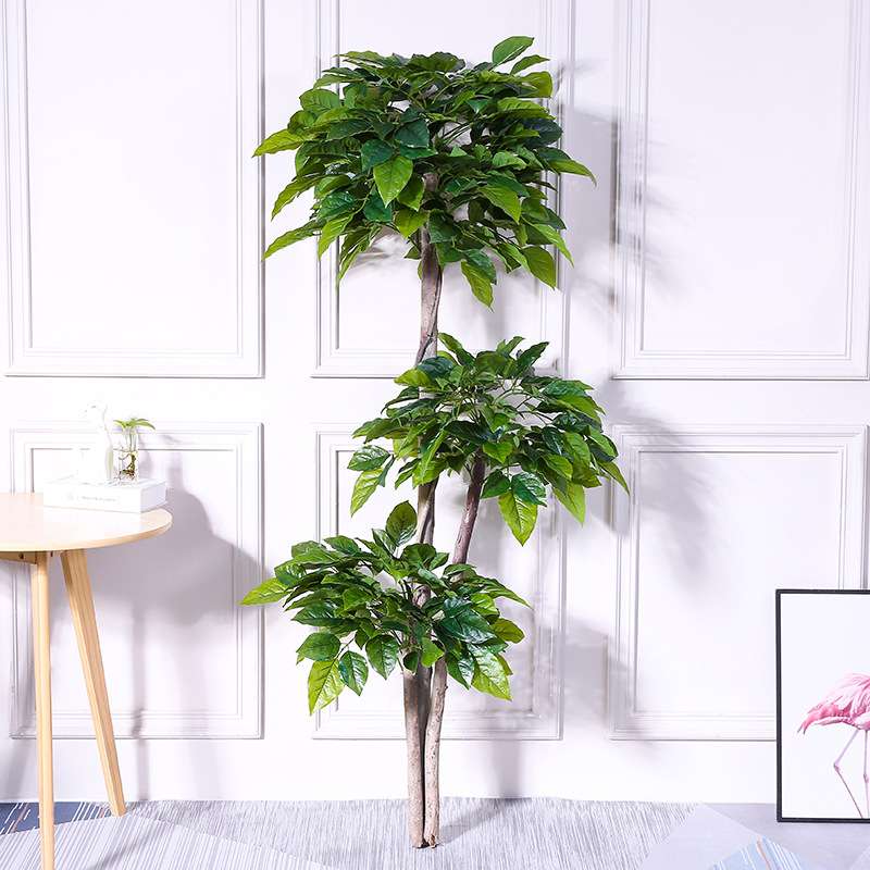 仿真植物盆栽摆件北欧风塑料假树盆景客厅摆设落地花室内植物摆饰