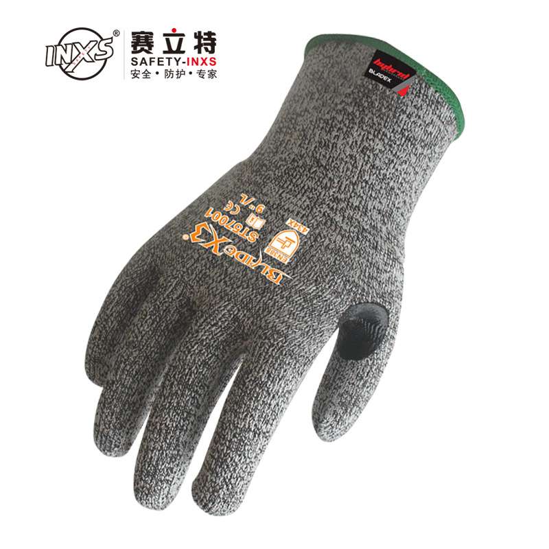 赛立特ST57001三级防切割手套防划伤耐磨玻璃厂五金装配虎口加强
