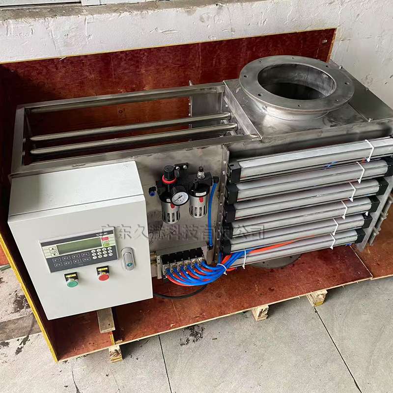 全自动抽屉式粉体颗粒除铁器气动磁力架管道过滤器强磁棒磁选机