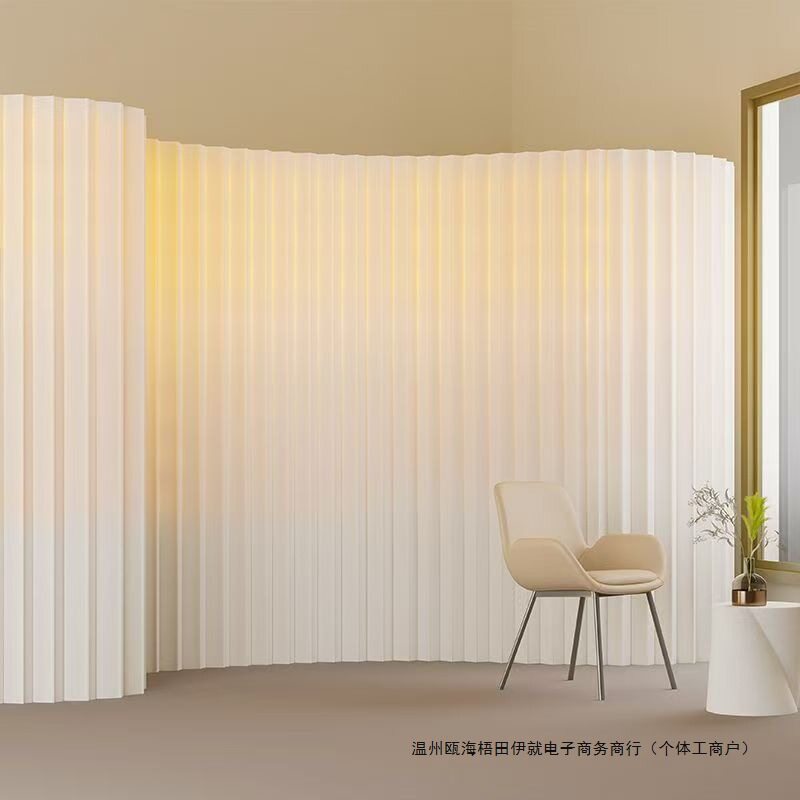挡风屏风房间隔板隔断墙假墙折叠挡板伸缩式家用品质办公室