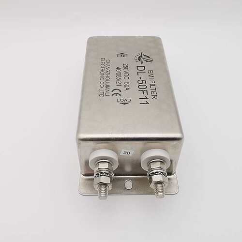 50A直流滤波器DL-50F11 坚力抗干扰EMI电源滤波器