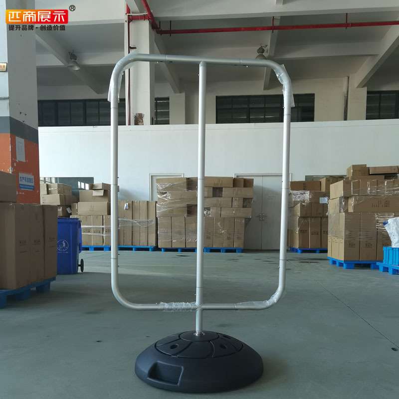 户外展架 快展布幕秀注水座 圆异形背景牌 轮胎产品广告展示架 厂