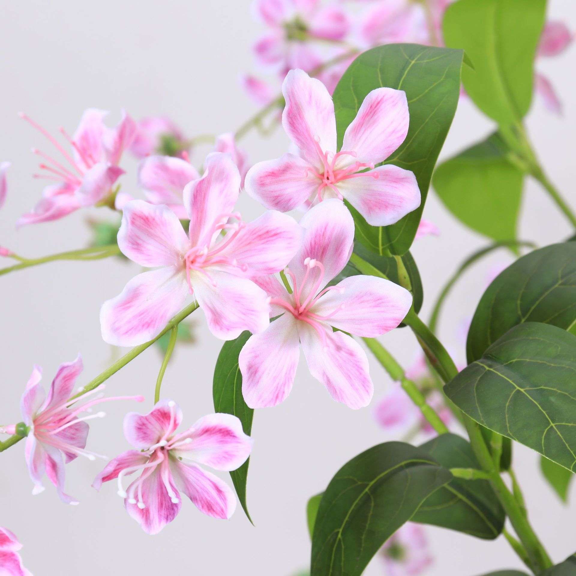 轻奢风仿真垂丝茉莉客厅室内仿真绿植装饰商场橱窗造景假绿植摆件