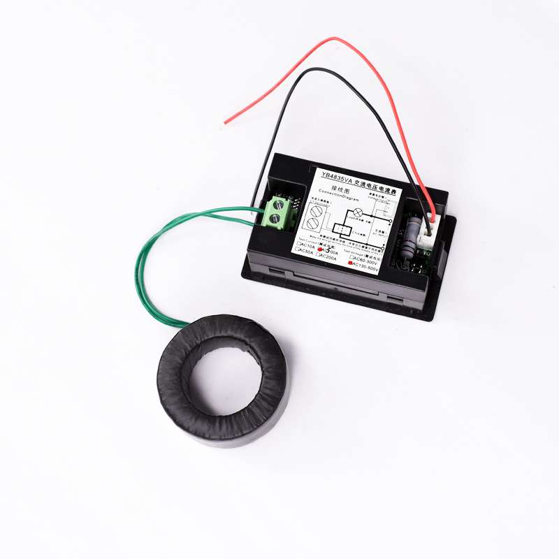 AC三相500V 220v LED双显示交流电压表电流表头 数字式数显