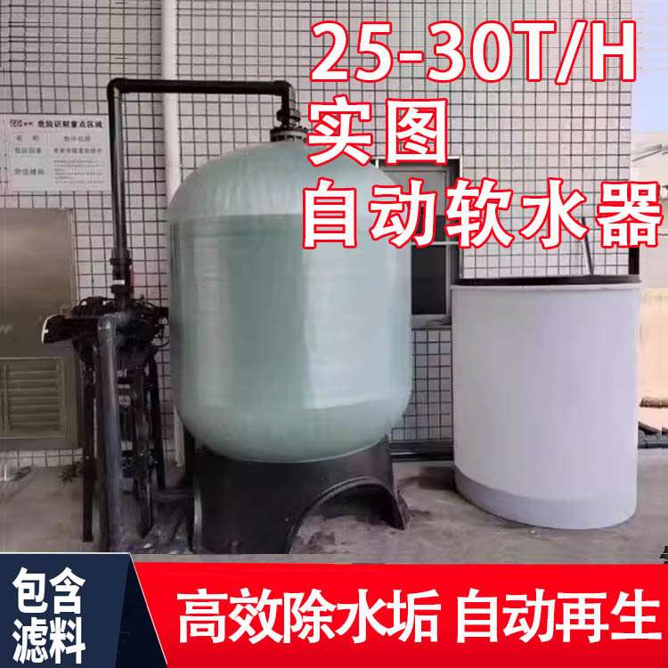 10-40吨大型软化水设备锅炉洗浴泳池软水处理设备除水垢硬度过滤