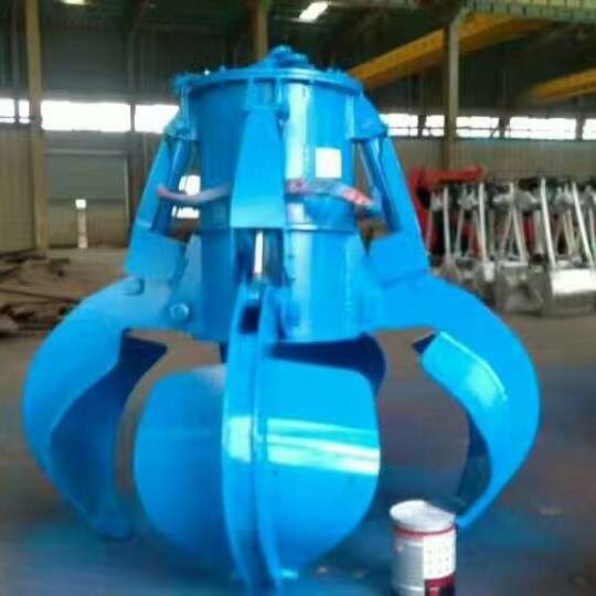 起重机抓斗花瓣型梅花贝壳物料抓取电动马达液压配件起重机抓斗