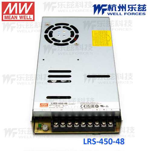明纬LRS-450-24V18.8A开关电源48V36V12V 灯带 亮化工控稳压驱动