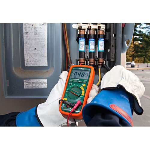 Extech EX355专业真有效值万用表与非接触电压检测